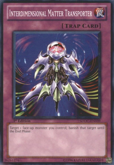 Interdimensional Matter Transporter [SDDC-EN039] Common Yu-Gi-Oh!