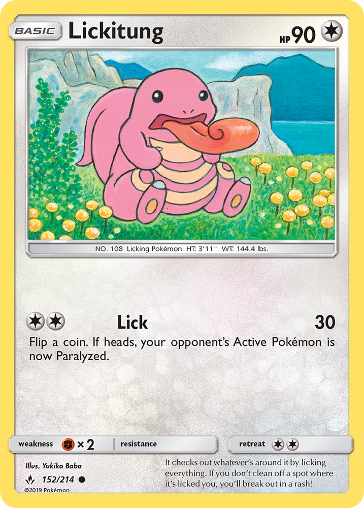 Lickitung (152/214) [Sun & Moon: Unbroken Bonds] Pokémon