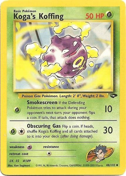 Koga's Koffing (48/132) [Gym Challenge Unlimited] Pokémon