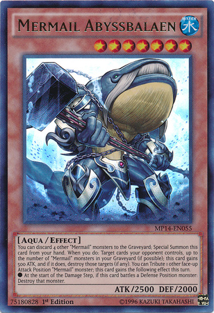 Mermail Abyssbalaen [MP14-EN055] Ultra Rare Yu-Gi-Oh!