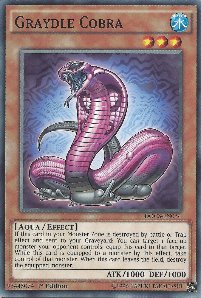 Graydle Cobra [DOCS-EN034] Common Yu-Gi-Oh!