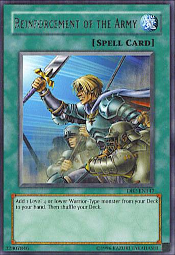 Reinforcement of the Army [DB2-EN147] Rare Yu-Gi-Oh!