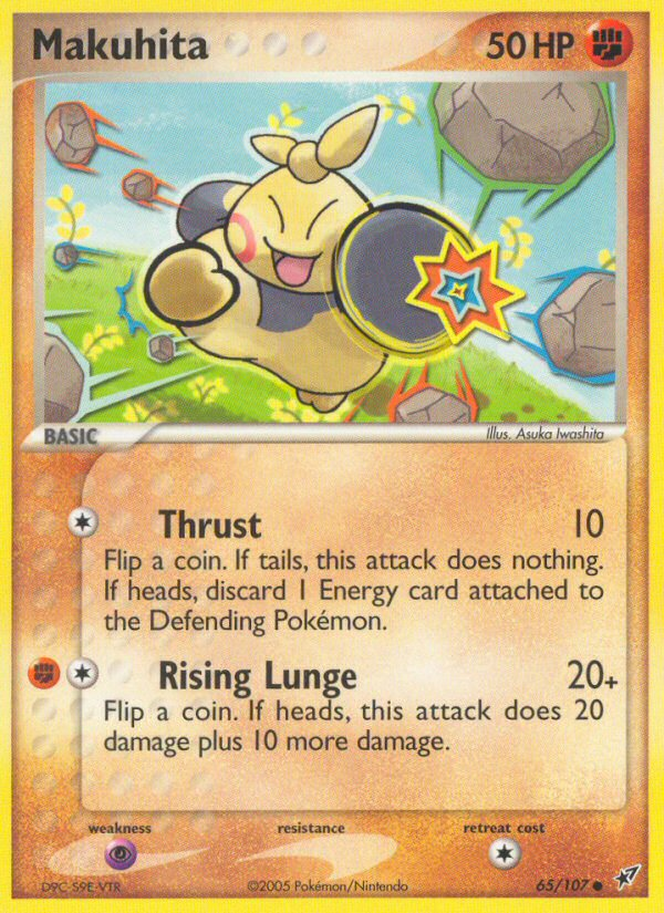 Makuhita (65/107) [EX: Deoxys] Pokémon
