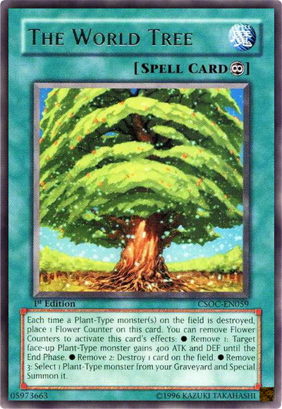 The World Tree [CSOC-EN059] Rare Yu-Gi-Oh!