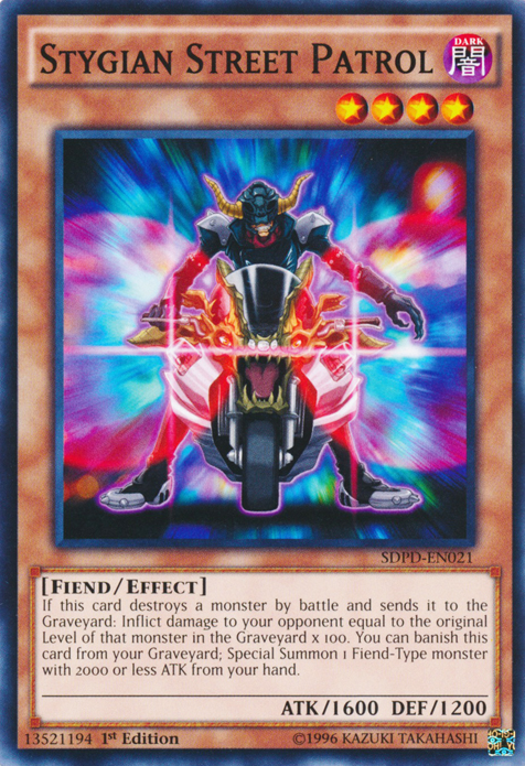 Stygian Street Patrol [SDPD-EN021] Common Yu-Gi-Oh!