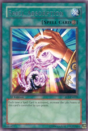 Spell Absorption [FET-EN039] Rare Yu-Gi-Oh!