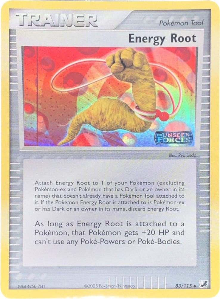Energy Root (83/115) (Stamped) [EX: Unseen Forces] Pokémon