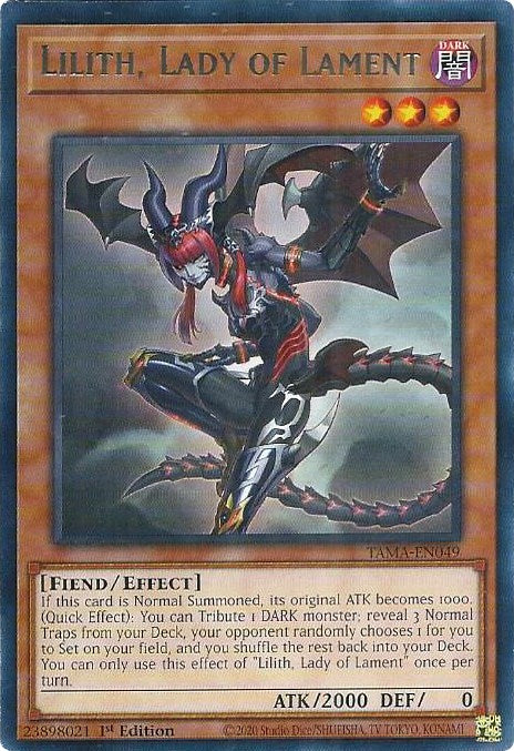Lilith, Lady of Lament [TAMA-EN049] Rare Yu-Gi-Oh!