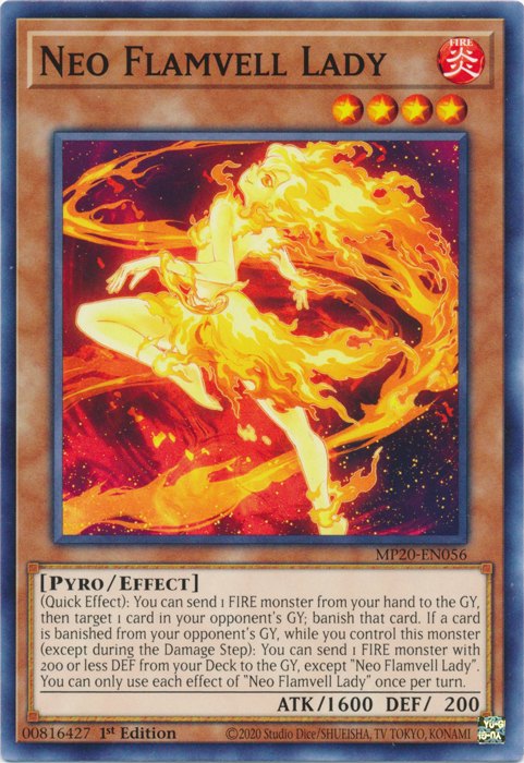 Neo Flamvell Lady [MP20-EN056] Common Yu-Gi-Oh!