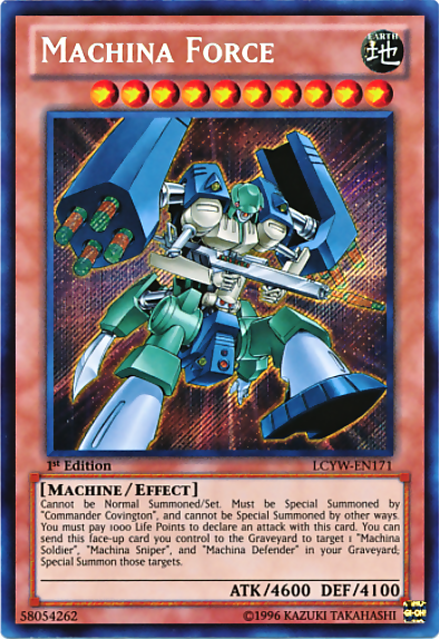 Machina Force [LCYW-EN171] Secret Rare Yu-Gi-Oh!