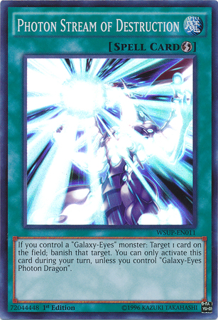 Photon Stream of Destruction [WSUP-EN011] Super Rare Yu-Gi-Oh!
