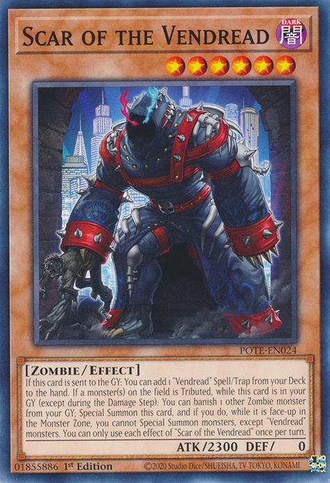 Scar of the Vendread [POTE-EN024] Common Yu-Gi-Oh!