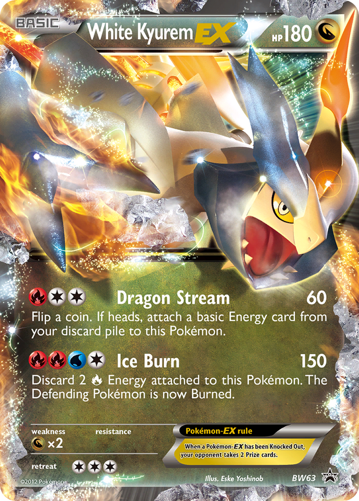 White Kyurem EX (BW63) [Black & White: Black Star Promos] Pokémon