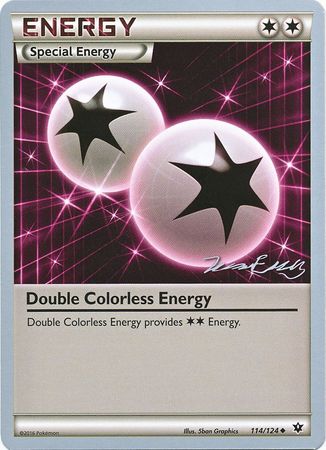 Double Colorless Energy (114/124) (Bebe - Jesper Eriksen) [World Championships 2016] Pokémon