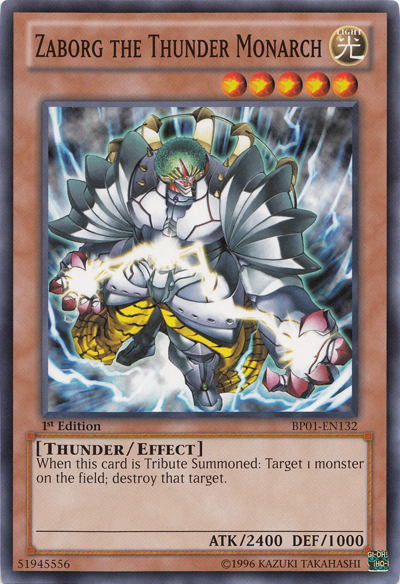 Zaborg the Thunder Monarch [BP01-EN132] Common Yu-Gi-Oh!