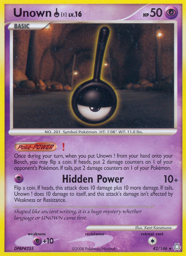 Unown ! (42/146) [Diamond & Pearl: Legends Awakened] Pokémon