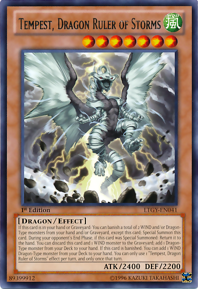 Tempest, Dragon Ruler of Storms [LTGY-EN041] Rare Yu-Gi-Oh!