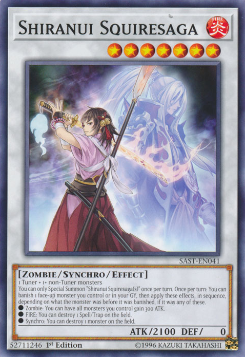 Shiranui Squiresaga [SAST-EN041] Common Yu-Gi-Oh!