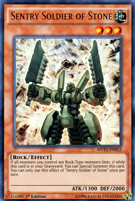 Sentry Soldier of Stone [MVP1-EN012] Ultra Rare Yu-Gi-Oh!
