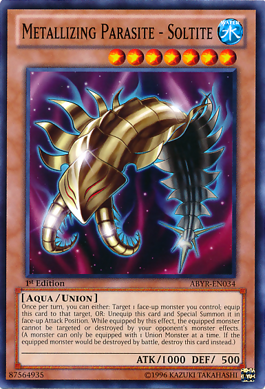 Metallizing Parasite - Soltite [ABYR-EN034] Common Yu-Gi-Oh!