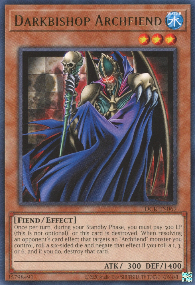 Darkbishop Archfiend [DCR-EN069] Rare Yu-Gi-Oh!