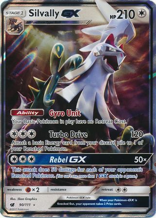 Silvally GX (90/111) (Jumbo Card) [Sun & Moon: Crimson Invasion] Pokémon