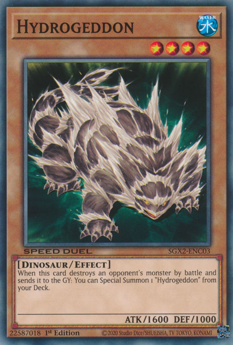 Hydrogeddon [SGX2-ENC03] Common Yu-Gi-Oh!