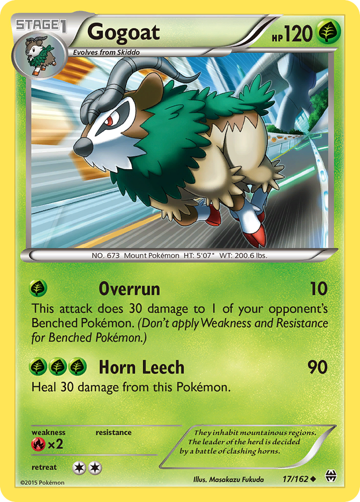 Gogoat (17/162) [XY: BREAKthrough] Pokémon