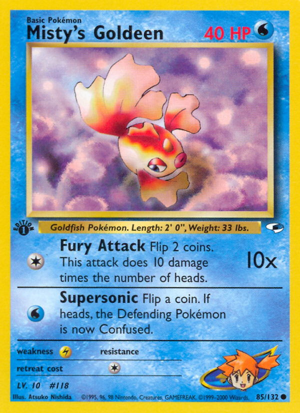 Misty's Goldeen (85/132) [Gym Heroes 1st Edition] Pokémon