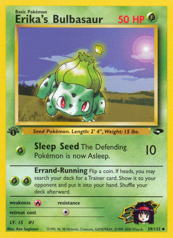 Erika's Bulbasaur (39/132) [Gym Challenge 1st Edition] Pokémon