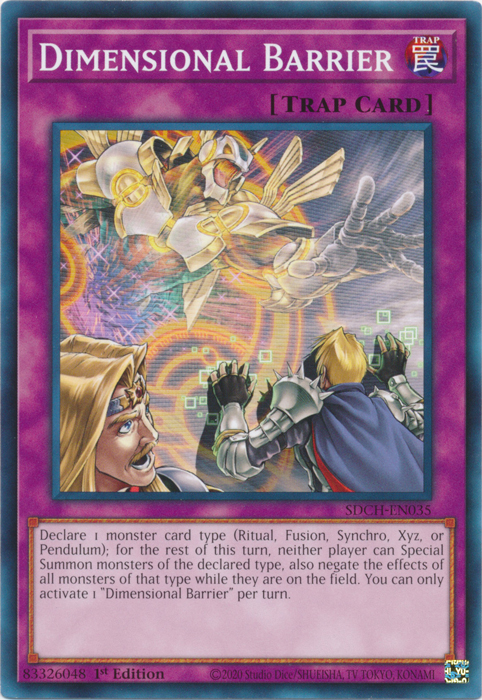 Dimensional Barrier [SDCH-EN035] Common Yu-Gi-Oh!