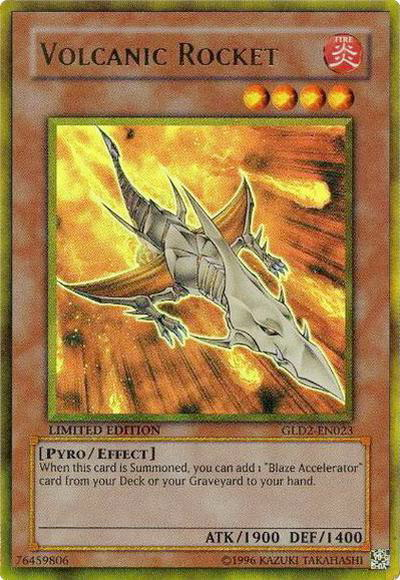 Volcanic Rocket [GLD2-EN023] Ultra Rare Yu-Gi-Oh!