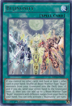 Bujinunity [MP14-EN229] Rare Yu-Gi-Oh!
