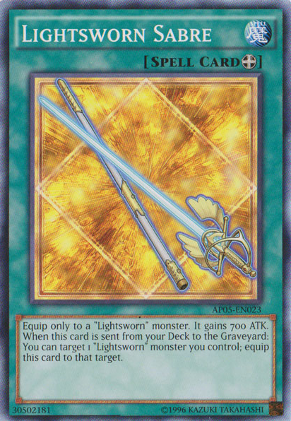 Lightsworn Sabre [AP05-EN023] Common Yu-Gi-Oh!
