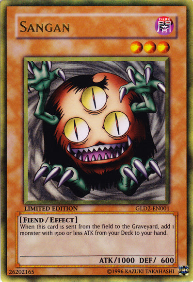 Sangan [GLD2-EN001] Ultra Rare Yu-Gi-Oh!