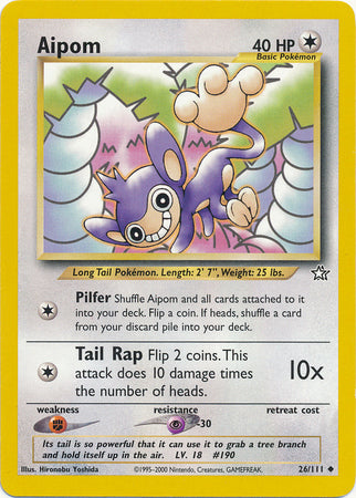 Aipom (26/111) [Neo Genesis Unlimited] Pokémon