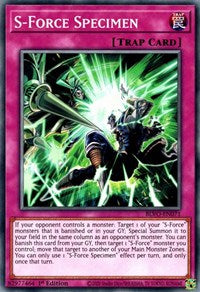 S-Force Specimen [BLVO-EN071] Common Yu-Gi-Oh!