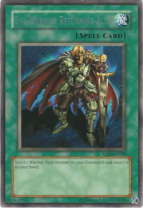 The Warrior Returning Alive [LOD-EN030] Rare Yu-Gi-Oh!
