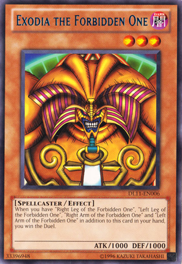 Exodia the Forbidden One (Blue) [DL11-EN006] Rare Yu-Gi-Oh!