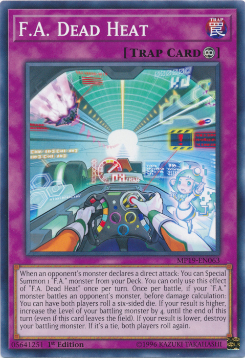 F.A. Dead Heat [MP19-EN063] Common Yu-Gi-Oh!