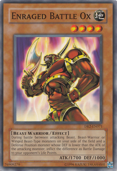 Enraged Battle Ox [DR2-EN071] Common Yu-Gi-Oh!