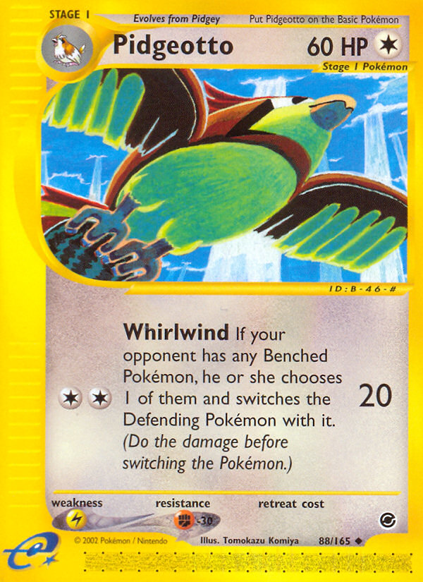 Pidgeotto (88/165) [Expedition: Base Set] Pokémon