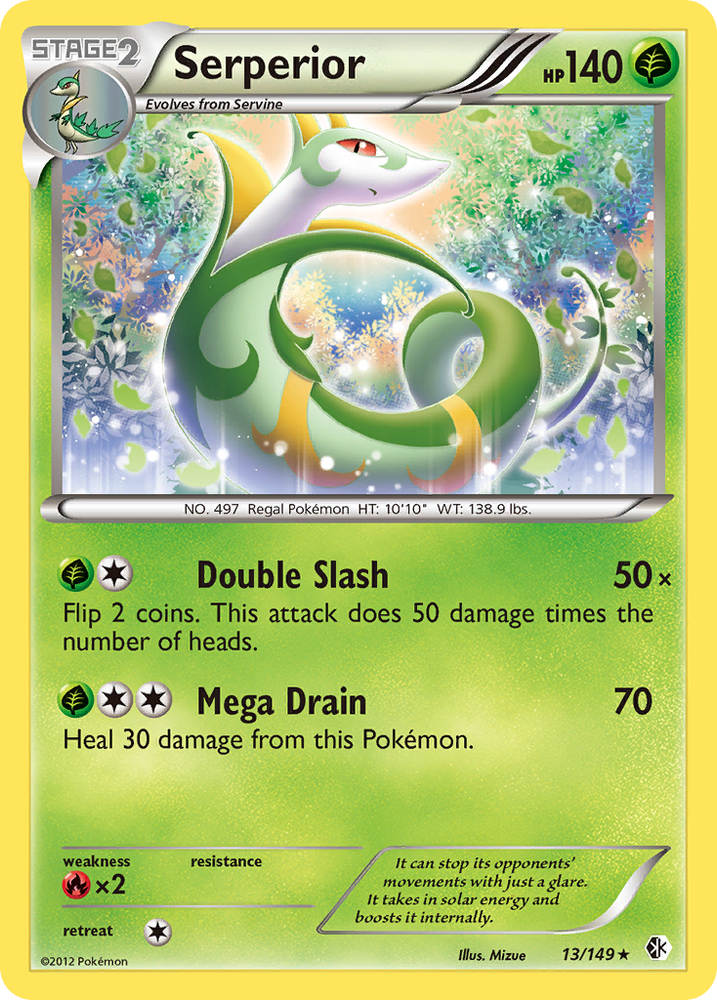 Serperior (13/149) [Black & White: Boundaries Crossed] Pokémon