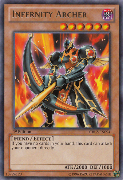 Infernity Archer [CBLZ-EN094] Rare Yu-Gi-Oh!