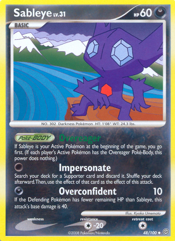 Sableye (48/100) [Diamond & Pearl: Stormfront] Pokémon