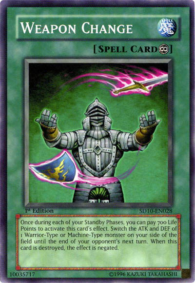Weapon Change [SD10-EN028] Common Yu-Gi-Oh!