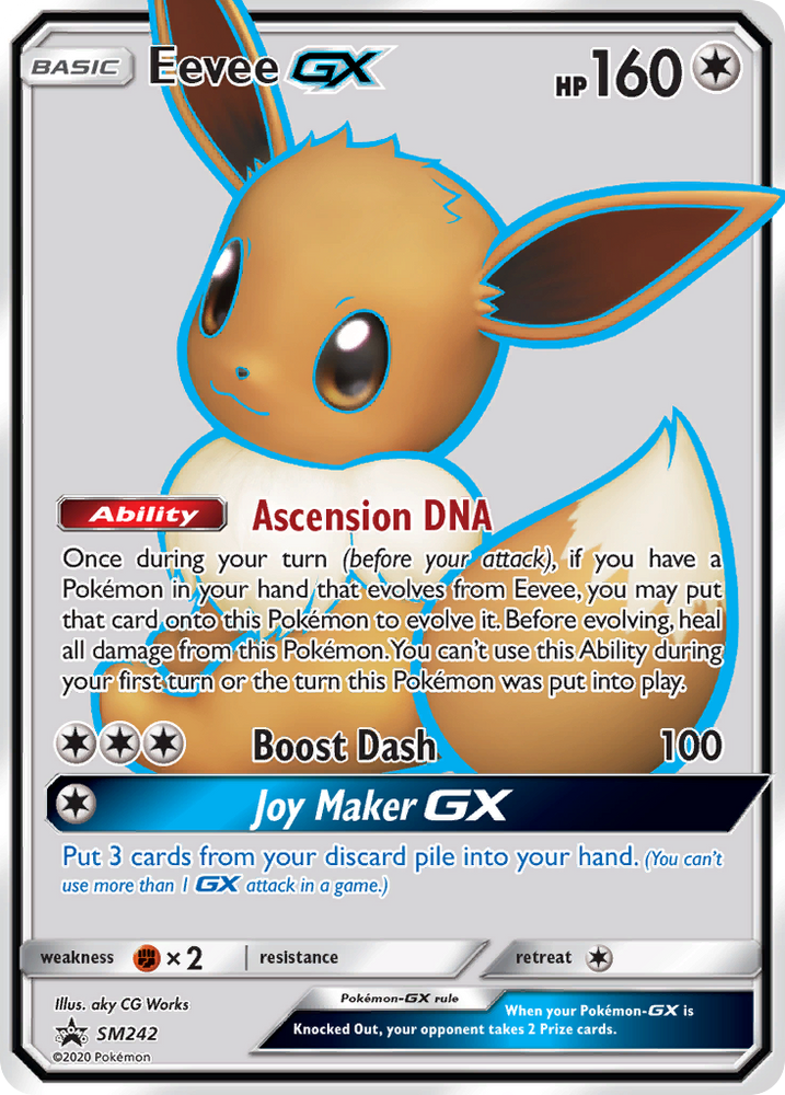 Eevee GX (SM242) [Sun & Moon: Black Star Promos] Pokémon
