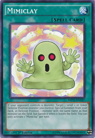 Mimiclay [MP15-EN167] Common Yu-Gi-Oh!