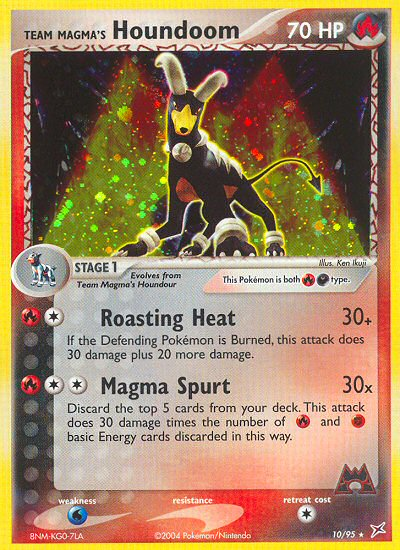 Team Magma's Houndoom (10/95) [EX: Team Magma vs Team Aqua] Pokémon