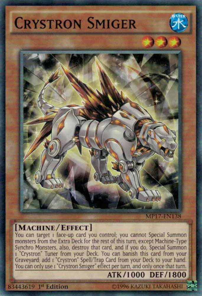 Crystron Smiger [MP17-EN138] Common Yu-Gi-Oh!